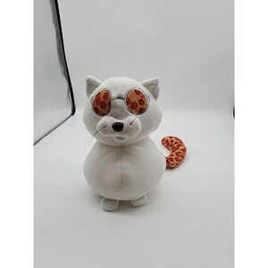 Fun Express Plush Cat Pizza‎ Glasses And Tail Smoke Free Home EUC